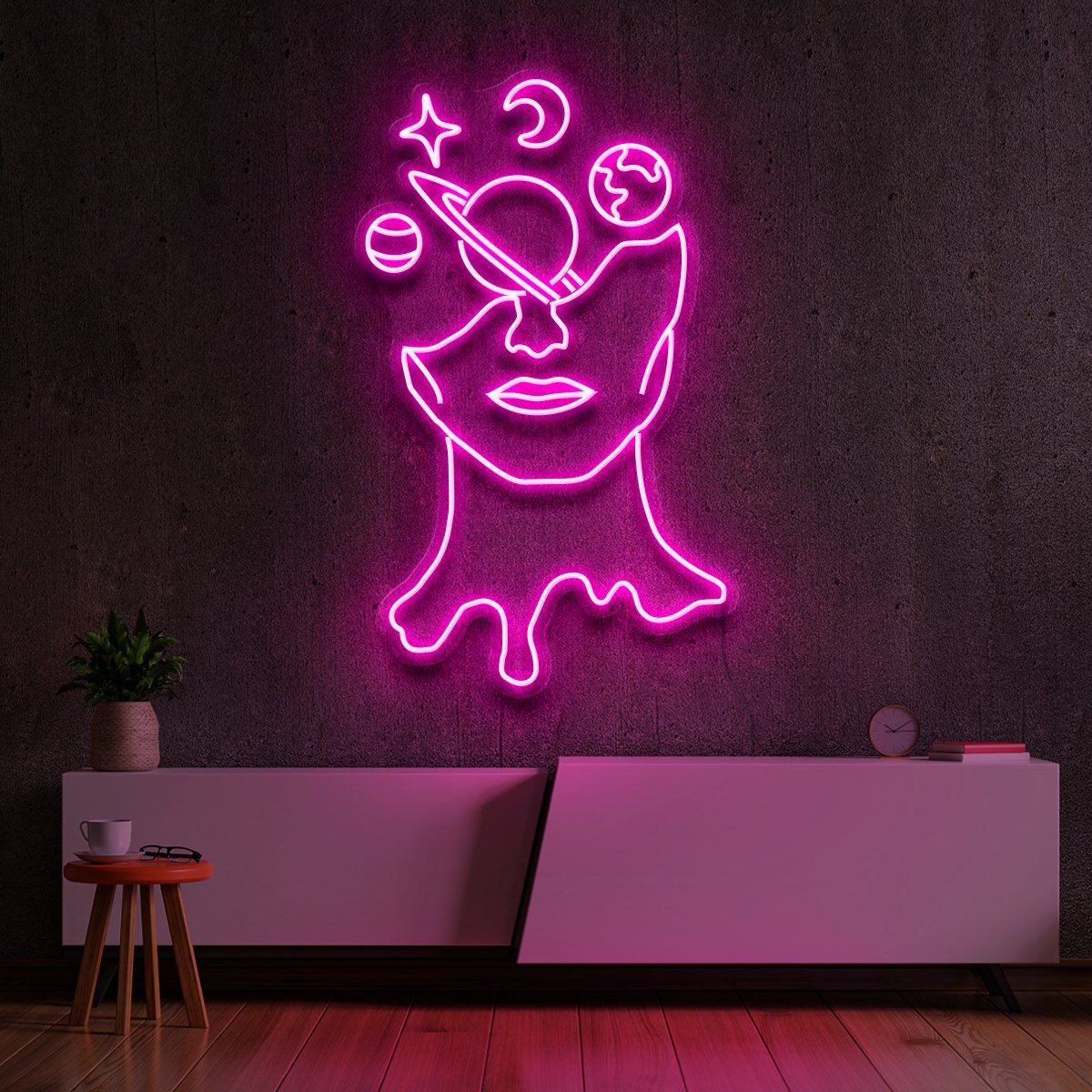 "Galaxy Brain" Neon Sign by Neon Icons