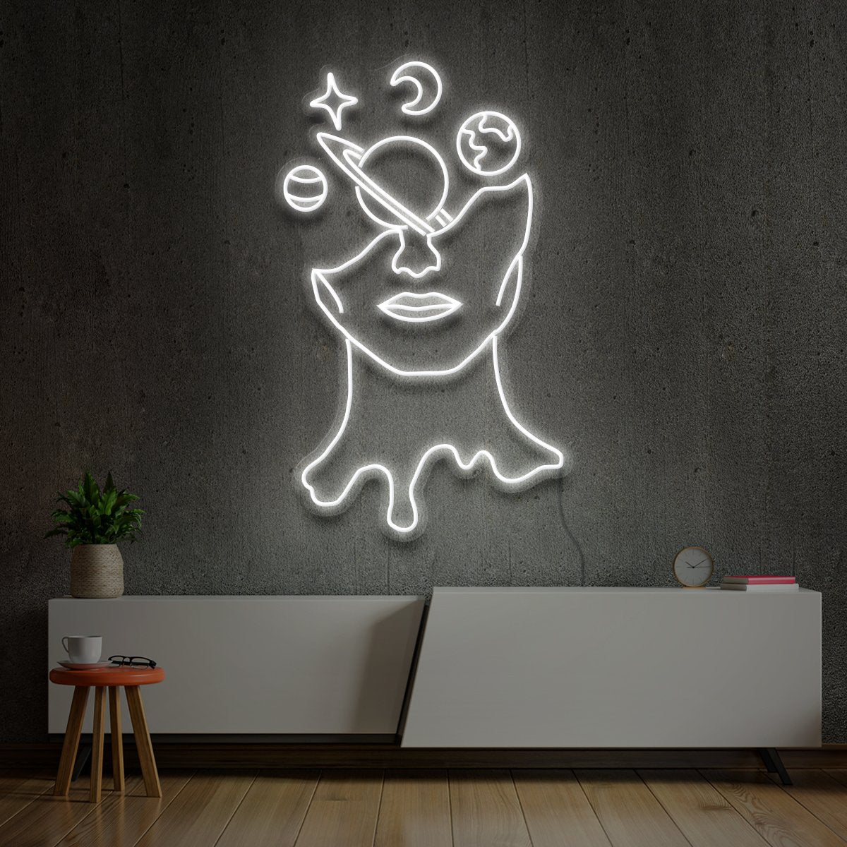 "Galaxy Brain" Neon Sign by Neon Icons