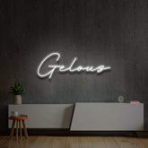 "Gelous" Custom Neon Sign