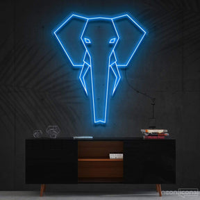 "Geometric Elephant" RGB Custom Neon Sign