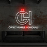 "Gifted Humble Individuals" Custom Neon Sign Payment 1