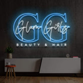 "Glam Girls" Custom Neon Sign