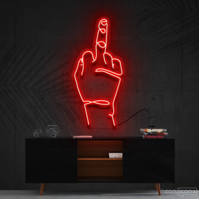 "Go F**k Yourself" Neon Sign 60cm (2ft) / Red / Cut to Shape by Neon Icons