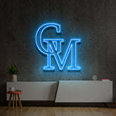 "Gustavo Moises" Custom Neon Sign