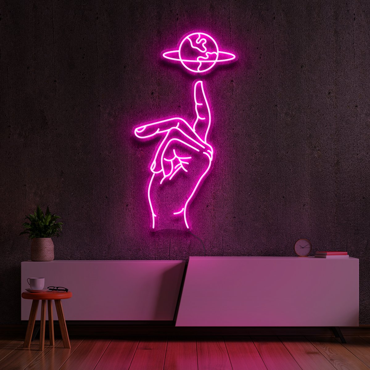 "Hand of Manifestation" Neon Sign by Neon Icons