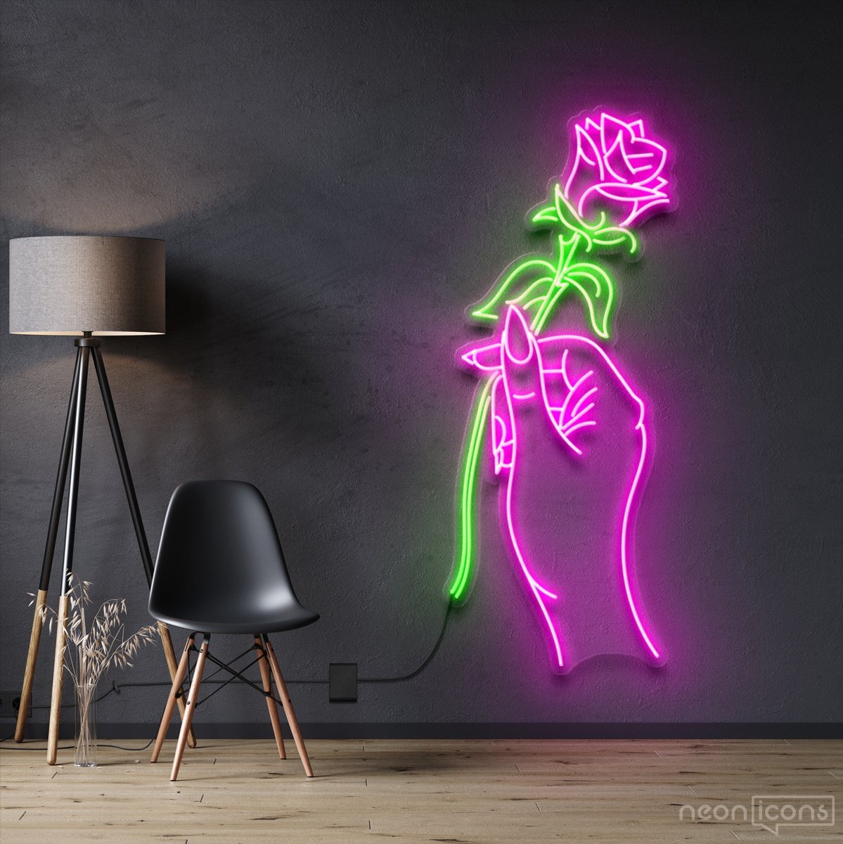 "Hand of Love" Neon Sign