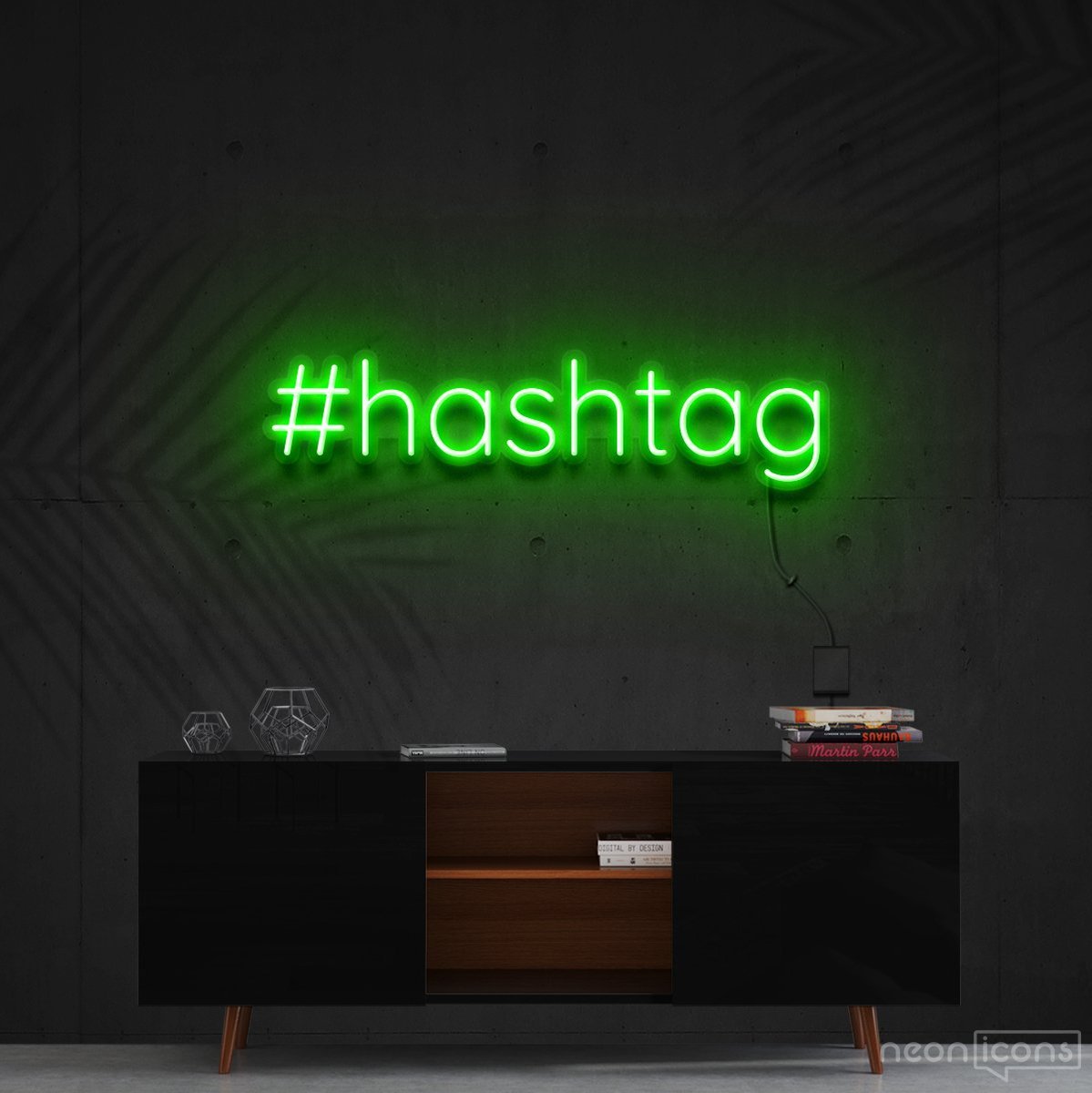 "#Hashtag" Neon Sign