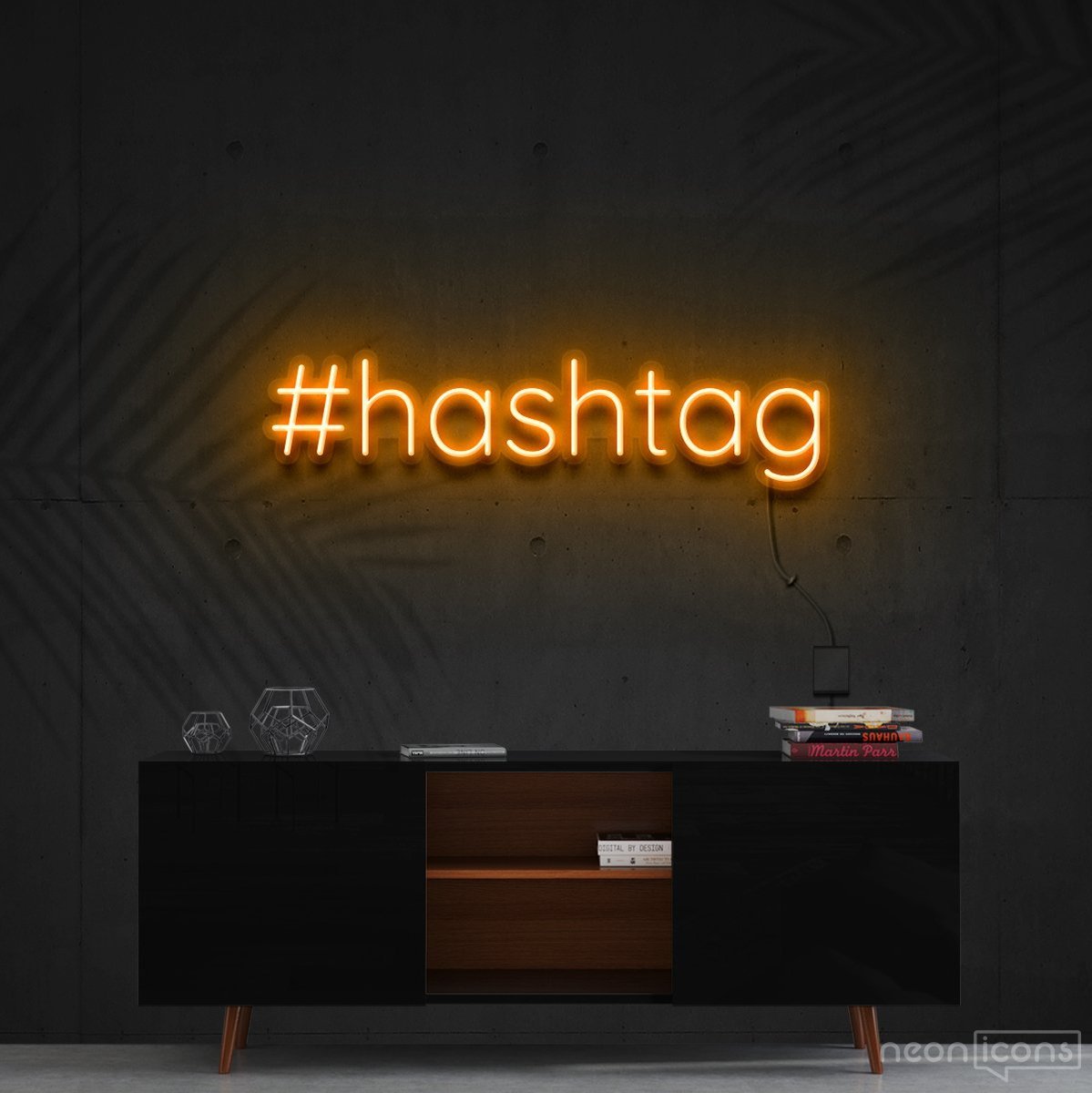 "#Hashtag" Neon Sign