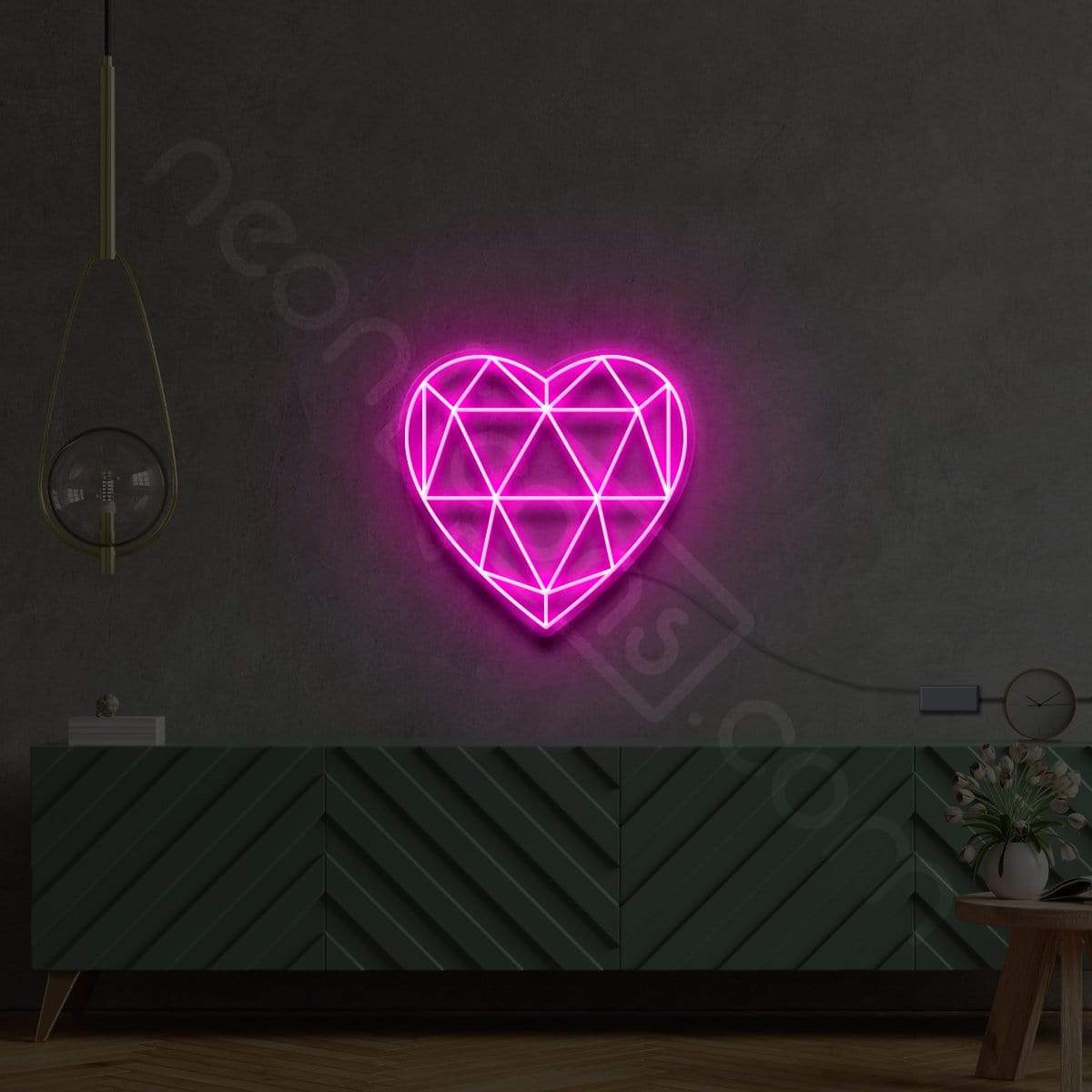 "Heart Rithm" Custom Neon Sign