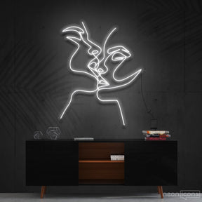 "Heat of the Moment" Neon Sign 90cm (3ft) / White / Cut to Shape by Neon Icons