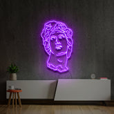 "Helios Bust" Custom Neon Sign