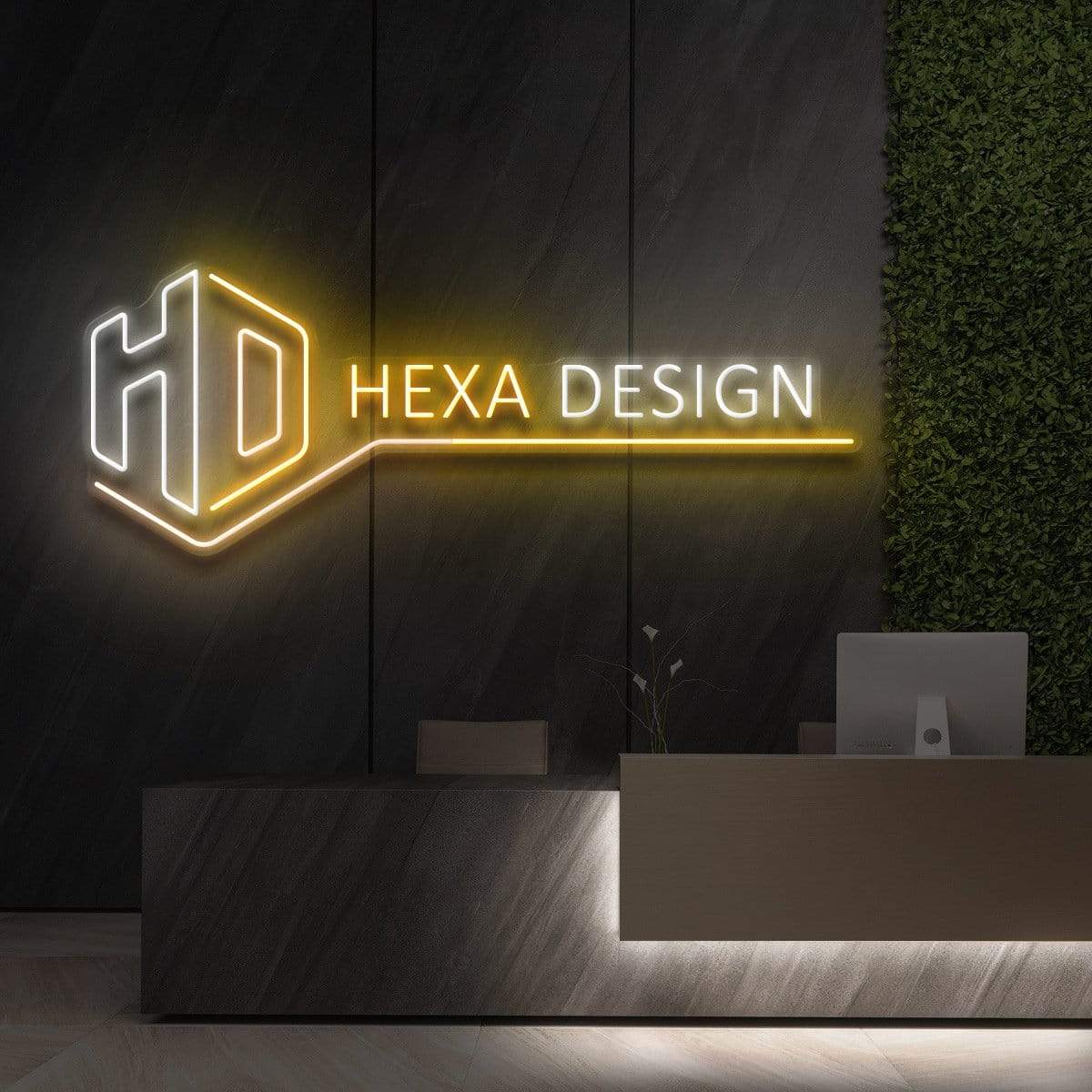 "Hexa Design" Custom Neon Sign