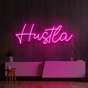 "Hustla" Neon Sign by Neon Icons