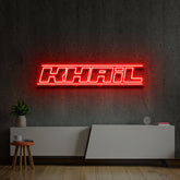 "Khail" Custom Neon Sign