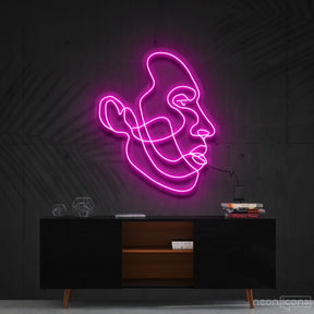 "Kobe Bryant" Neon Sign 60cm (2ft) / Pink / Cut to Shape by Neon Icons