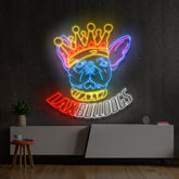 "LAX Bulldogs" Custom Neon Sign