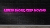 "Life is Short" Custom Neon Sign