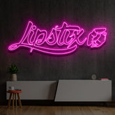 "Lipstix" Custom Neon Sign