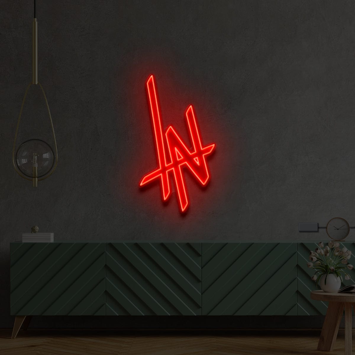 "LN" Custom Neon Sign