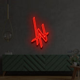 "LN" Custom Neon Sign