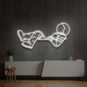 "Lost in Space" Neon Sign 60cm (2ft) / White / LED Neon by Neon Icons