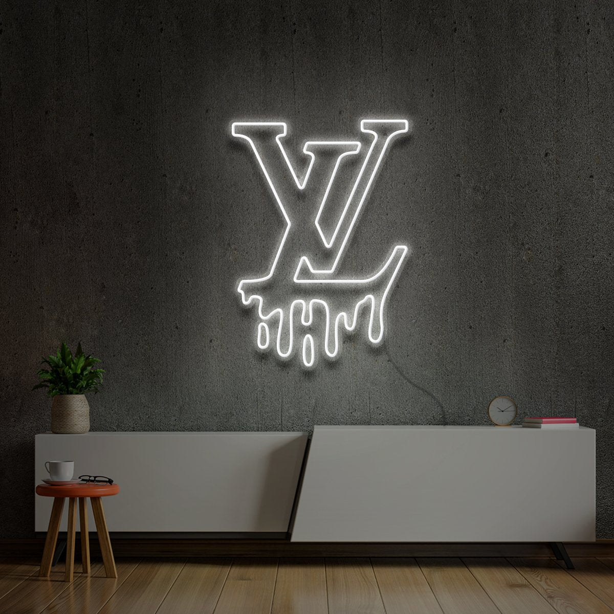 "Louis Vuitton Drip" Neon Sign by Neon Icons