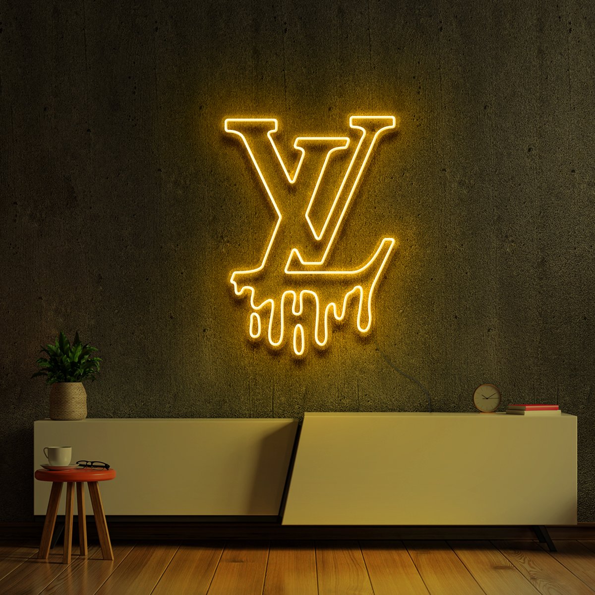 "Louis Vuitton Drip" Neon Sign by Neon Icons