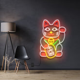 "Lucky Cat" Custom Neon Sign for Vicky