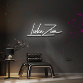 "Luke Zion" Custom Neon Sign