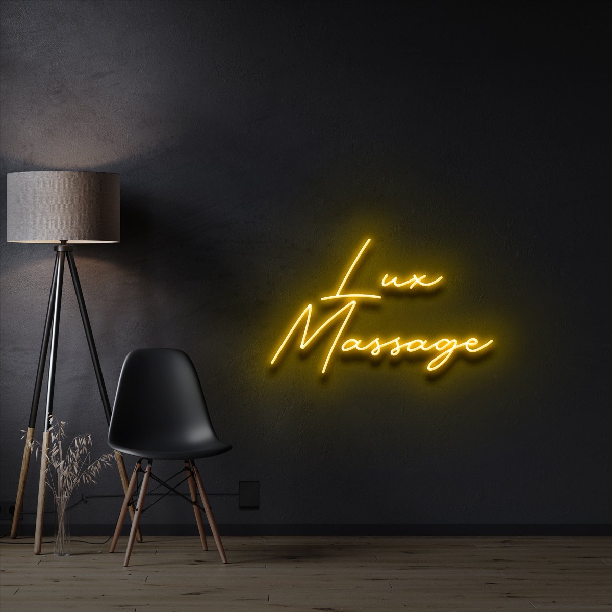 "Lux Massage" Custom Neon Sign