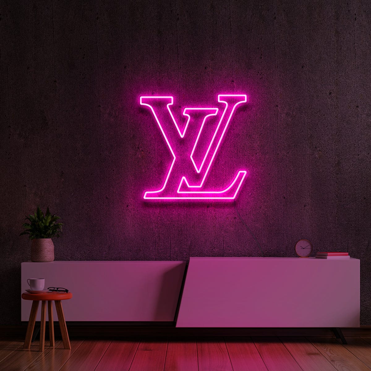 "LV" Custom Neon Sign