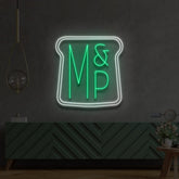 "M&P" Custom Neon Sign