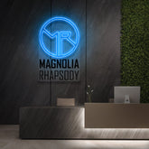 "Magnolia Rapsody" Custom Neon x Acrylic Print & Standoff Sign