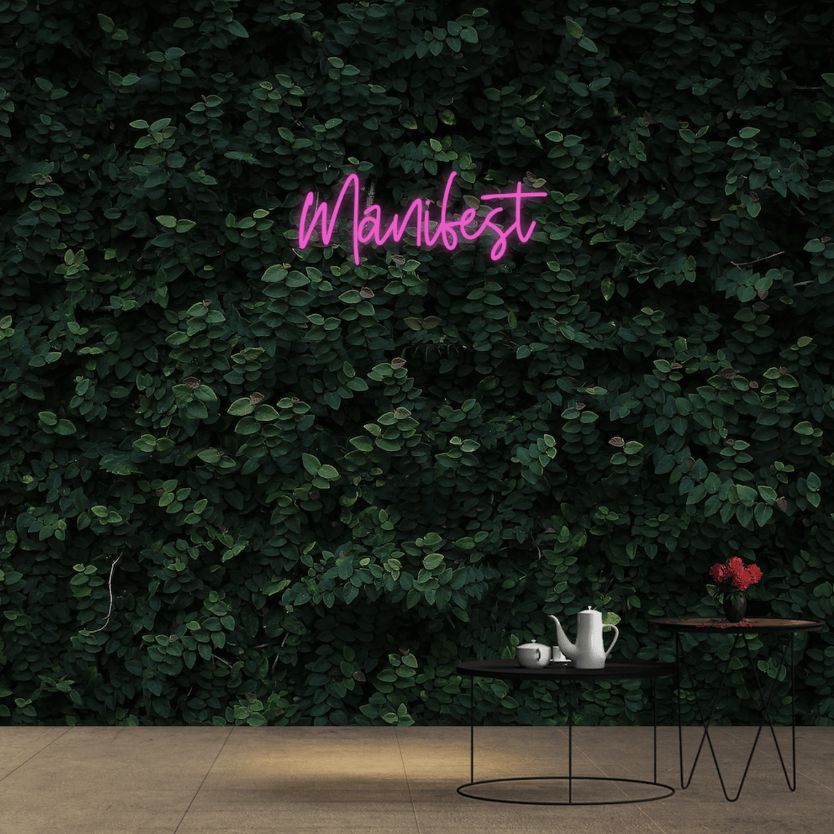 "Manifest" Custom Neon Sign for Maxine