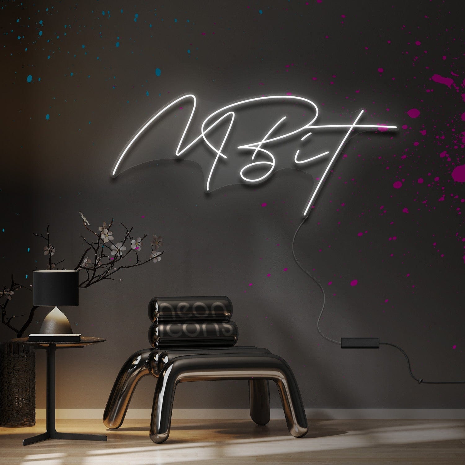 "Mbit" Custom Neon Sign