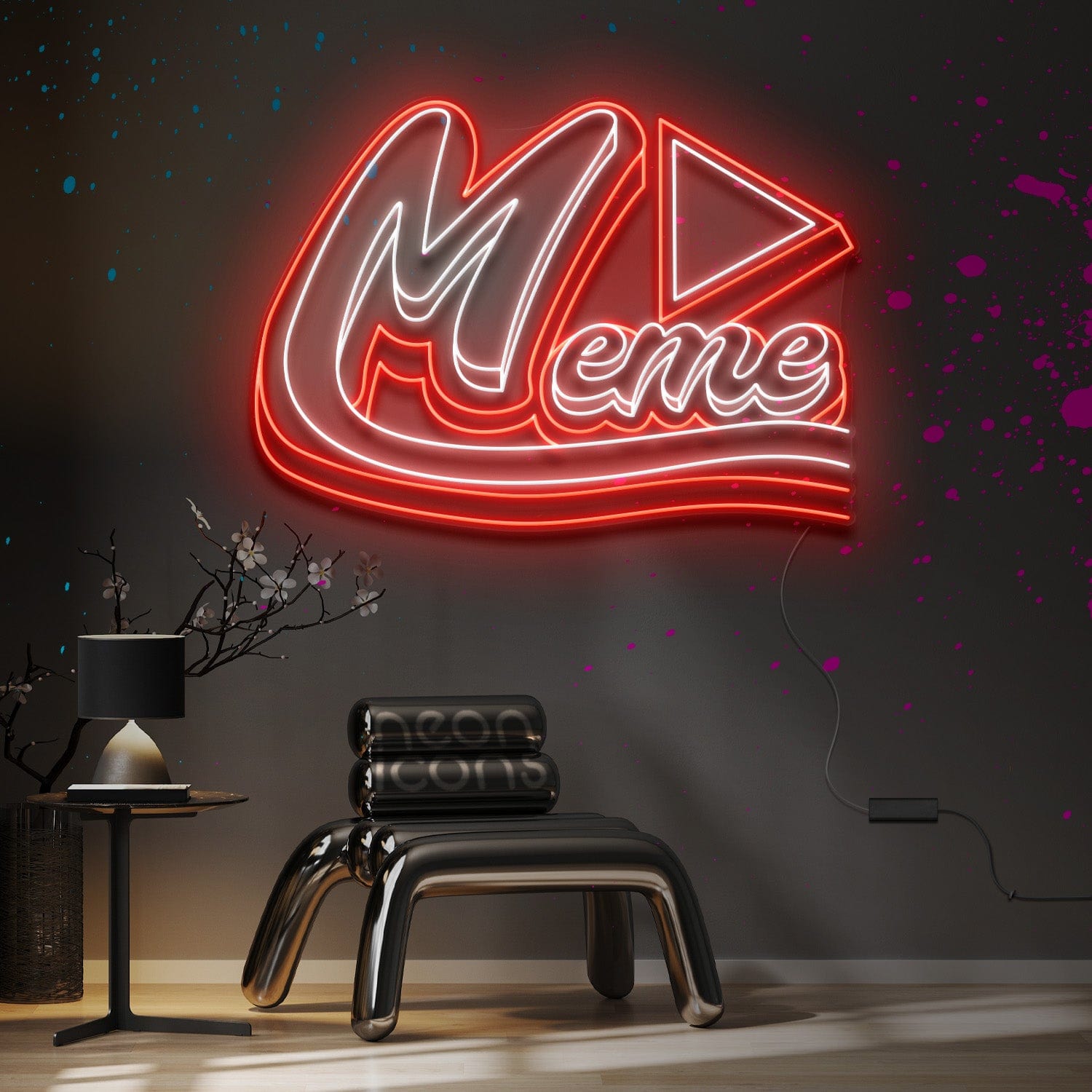 "Meme" Custom Neon Sign