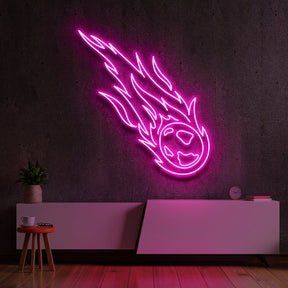 "Meteoroid" Neon Sign by Neon Icons