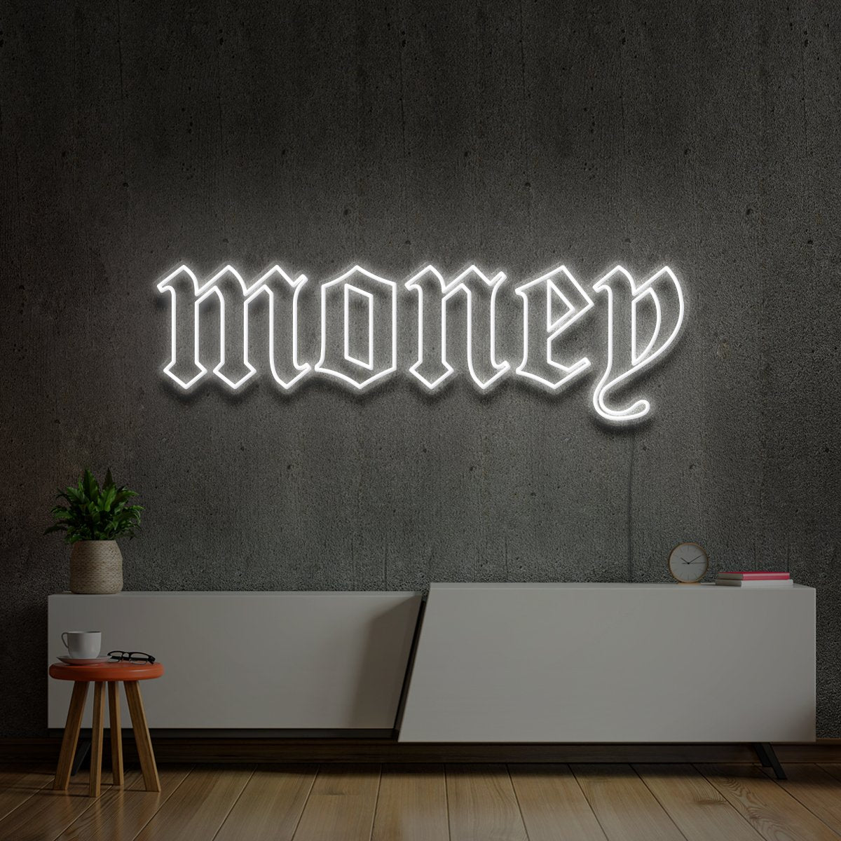 "Money" Neon Sign by Neon Icons