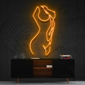 "Not so Renaissance " Neon Sign 60cm (2ft) / Orange / Cut to Shape by Neon Icons