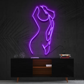 "Not so Renaissance " Neon Sign 60cm (2ft) / Purple / Cut to Shape by Neon Icons