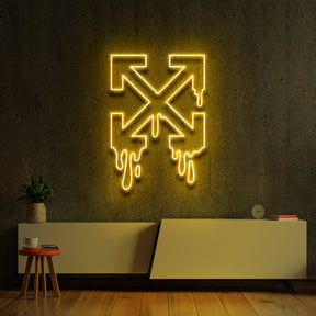 "Off-White Drip" Neon Sign by Neon Icons