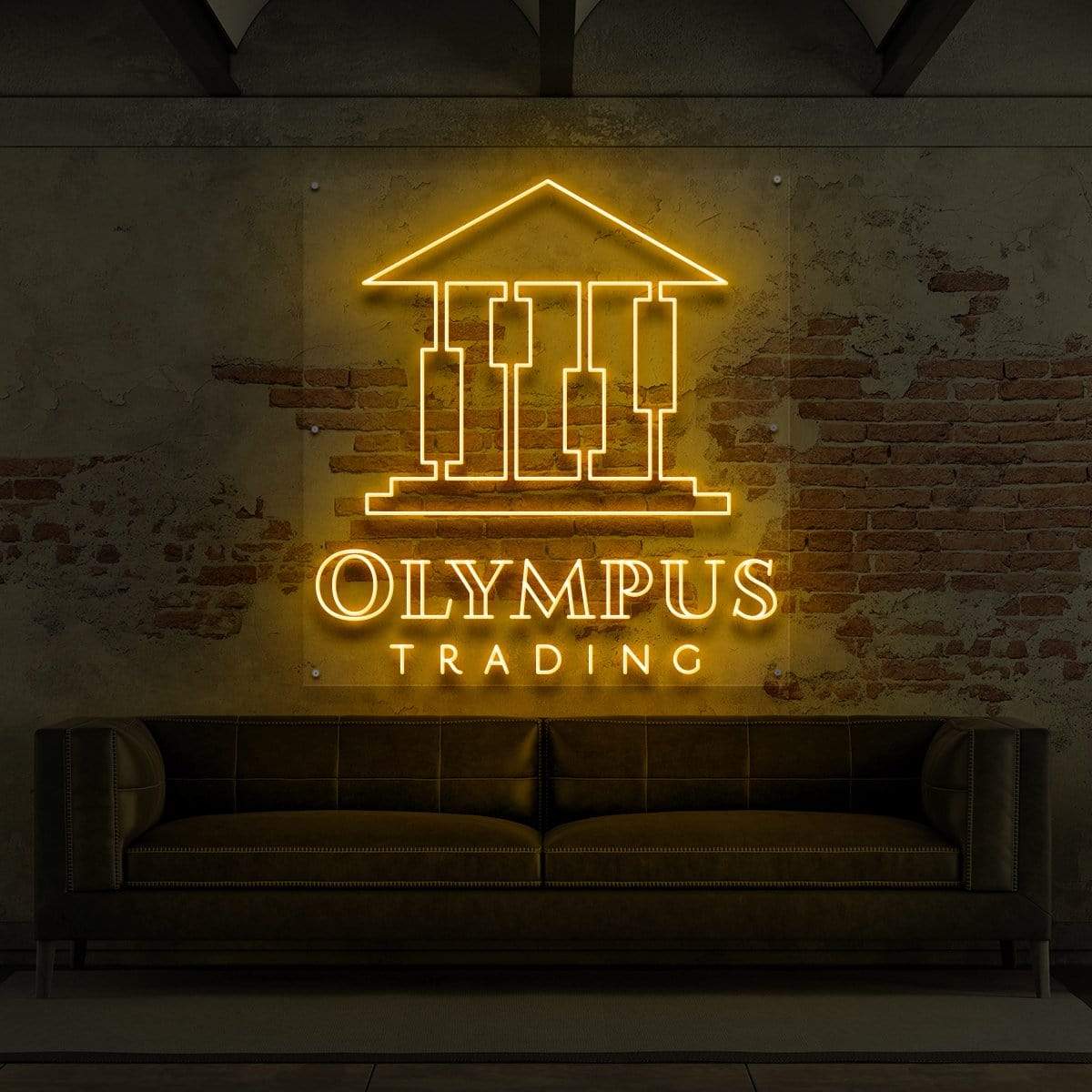 "Olympus Trading" Custom Neon Sign