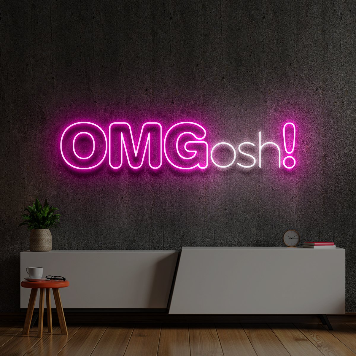 "OMGosh!" Custom Neon Sign