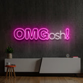 "OMGosh!" Custom Neon Sign