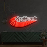 "On Track & Field" Custom Neon Sign