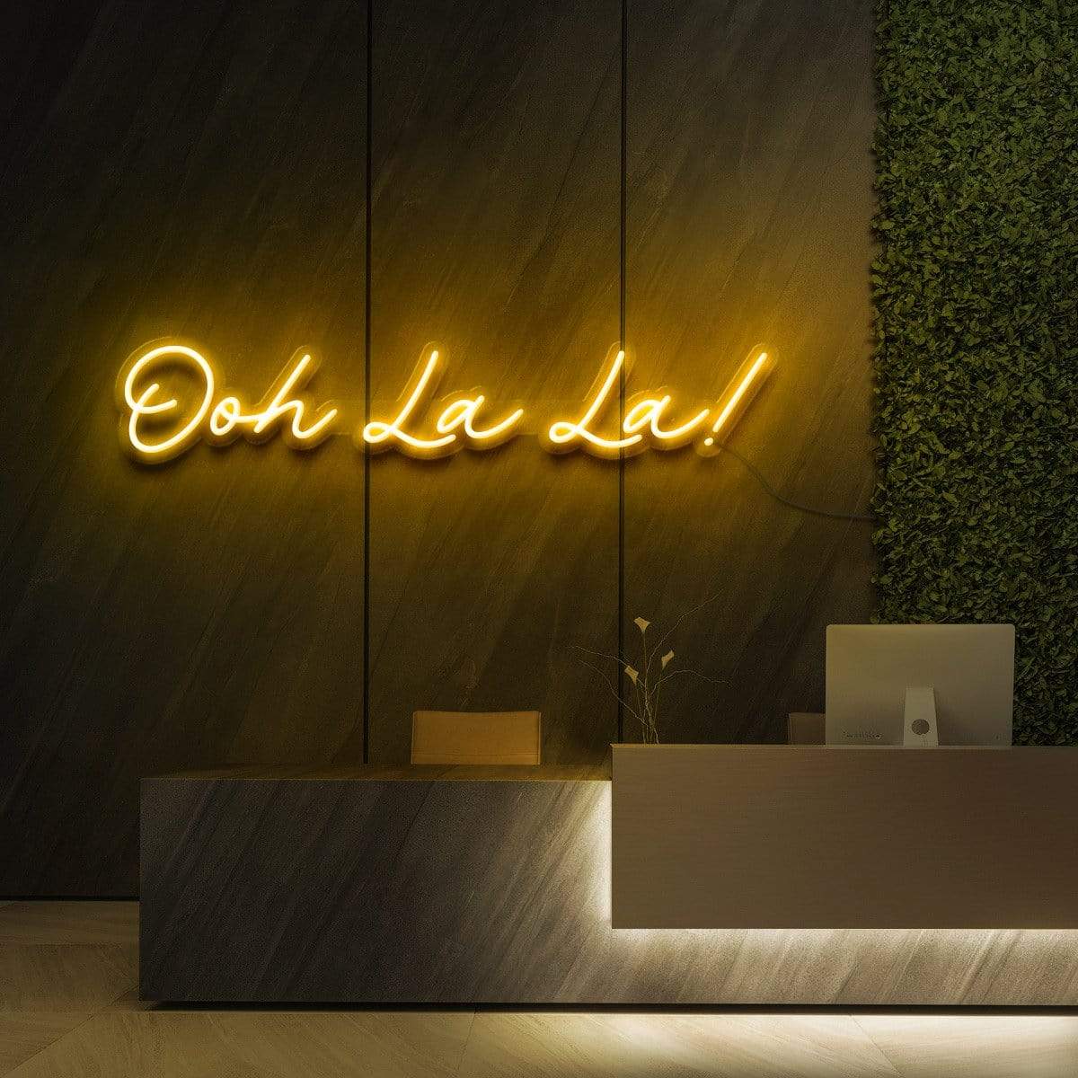 "Ooh La La" Neon Sign for Beauty & Cosmetic Studios 60cm (2ft) / Yellow / LED Neon by Neon Icons