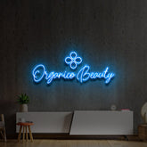 "Organico Beauty" Custom Neon Sign