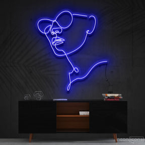 "Parisian Adventure" Neon Sign 60cm (2ft) / Blue / Cut to Shape by Neon Icons