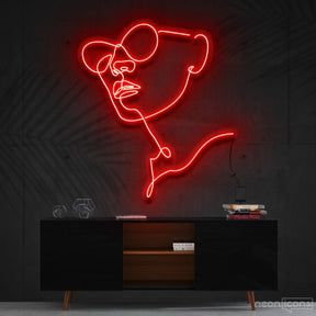 "Parisian Adventure" Neon Sign 60cm (2ft) / Red / Cut to Shape by Neon Icons