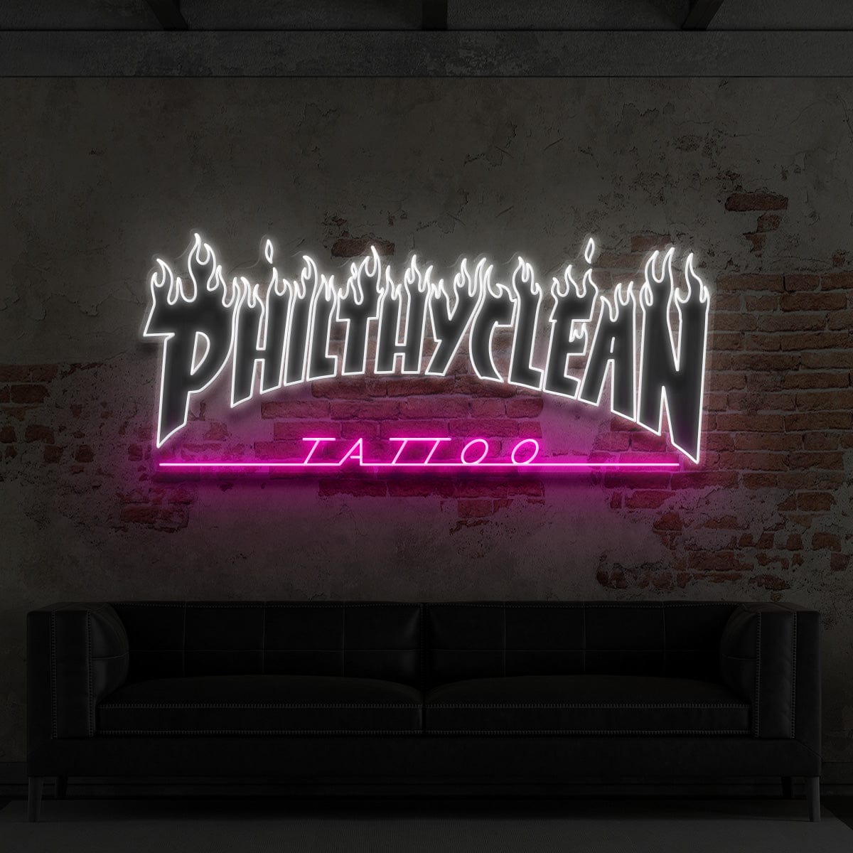 "Philthy Clean" Custom Neon Sign